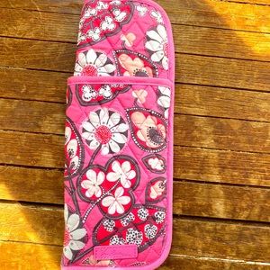Vera Bradley hair straightener/iron travel case